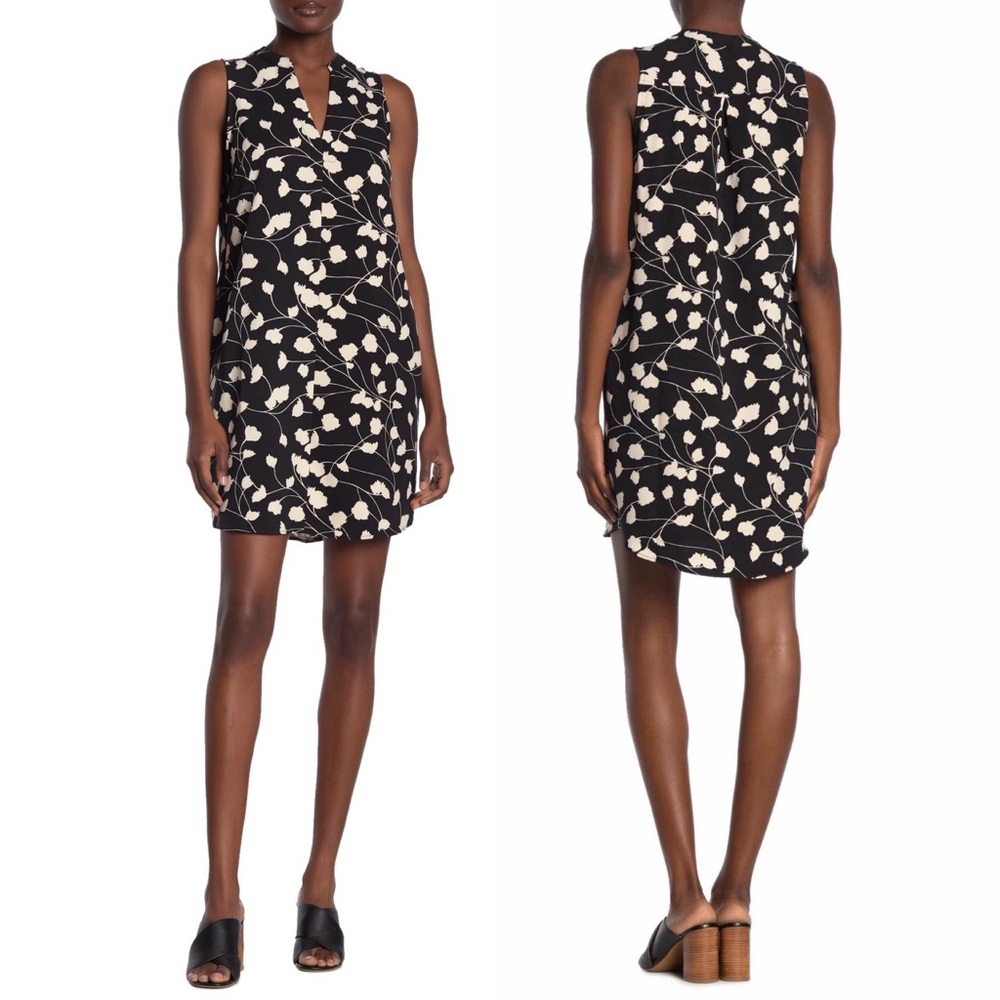 LUSH Womens Dress Sleeveless Shift Black NWOT